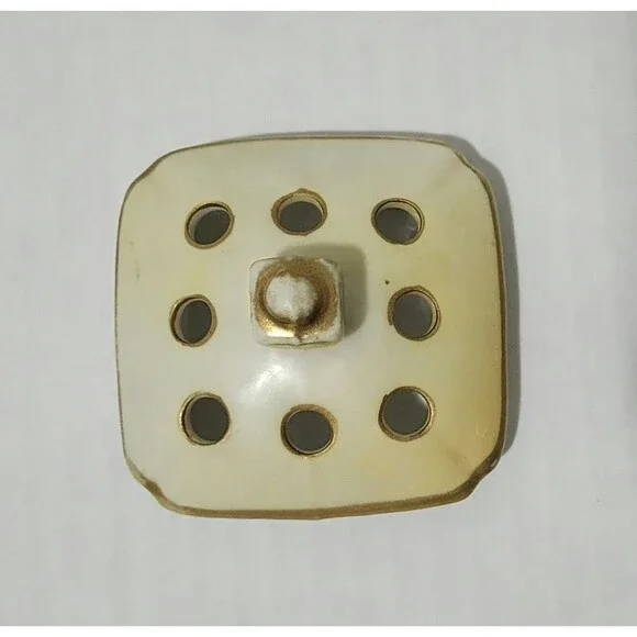 Antique or Vintage Nippon Small Porcelain Potpourri Jar with Lid Sailboat Scene - Picture 7 of 9